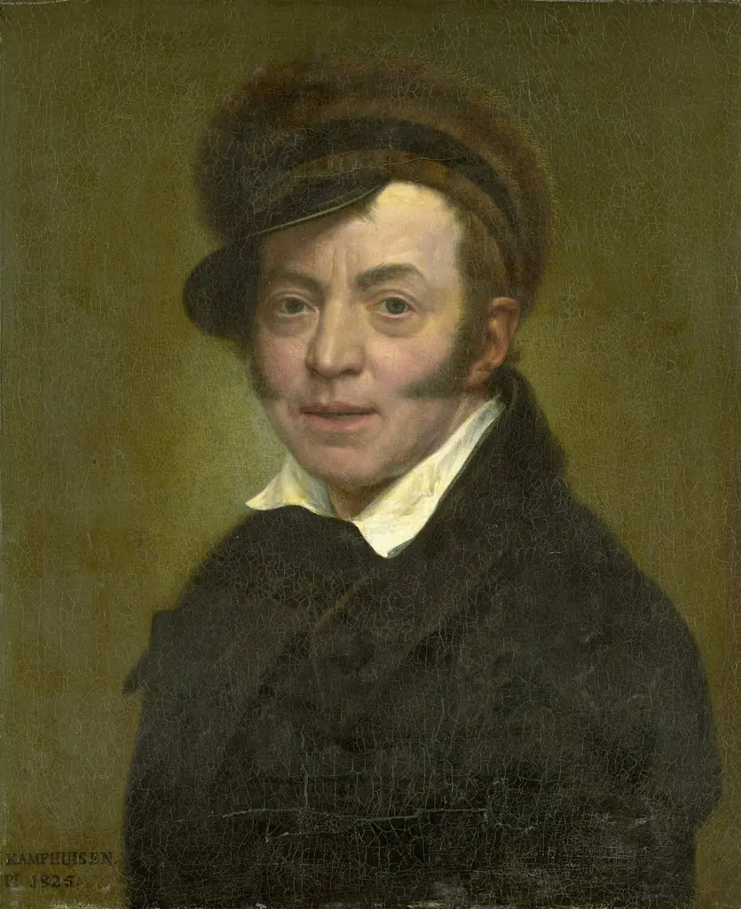 Self-Portrait, by Jan Kamphuysen, 1825