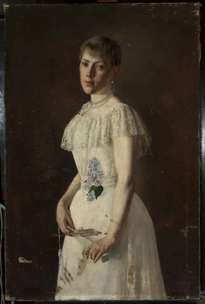 Portrait of Wanda Suchocka, by Jan Kauzik