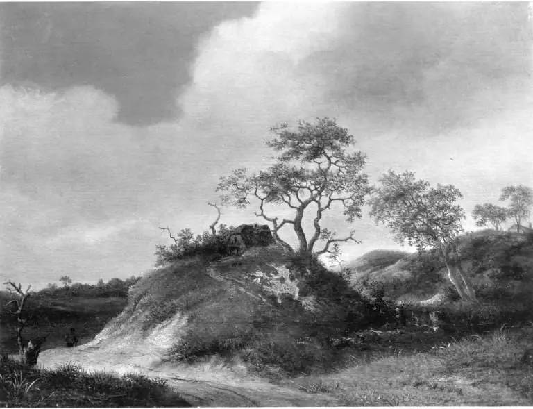 Landschaft mit Bauernhaus, by Jan Lagoor