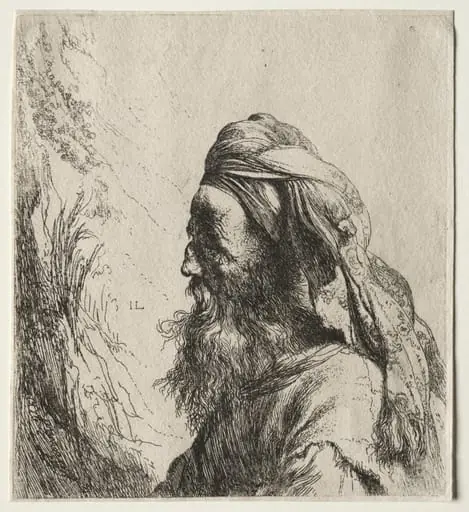 Head of an Oriental, by Jan Lievens