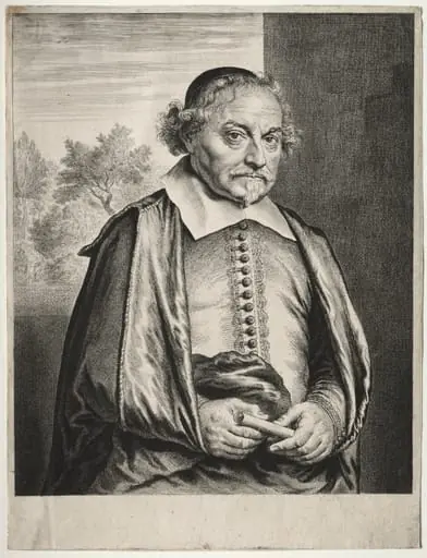 Justus Vondel, by Jan Lievens