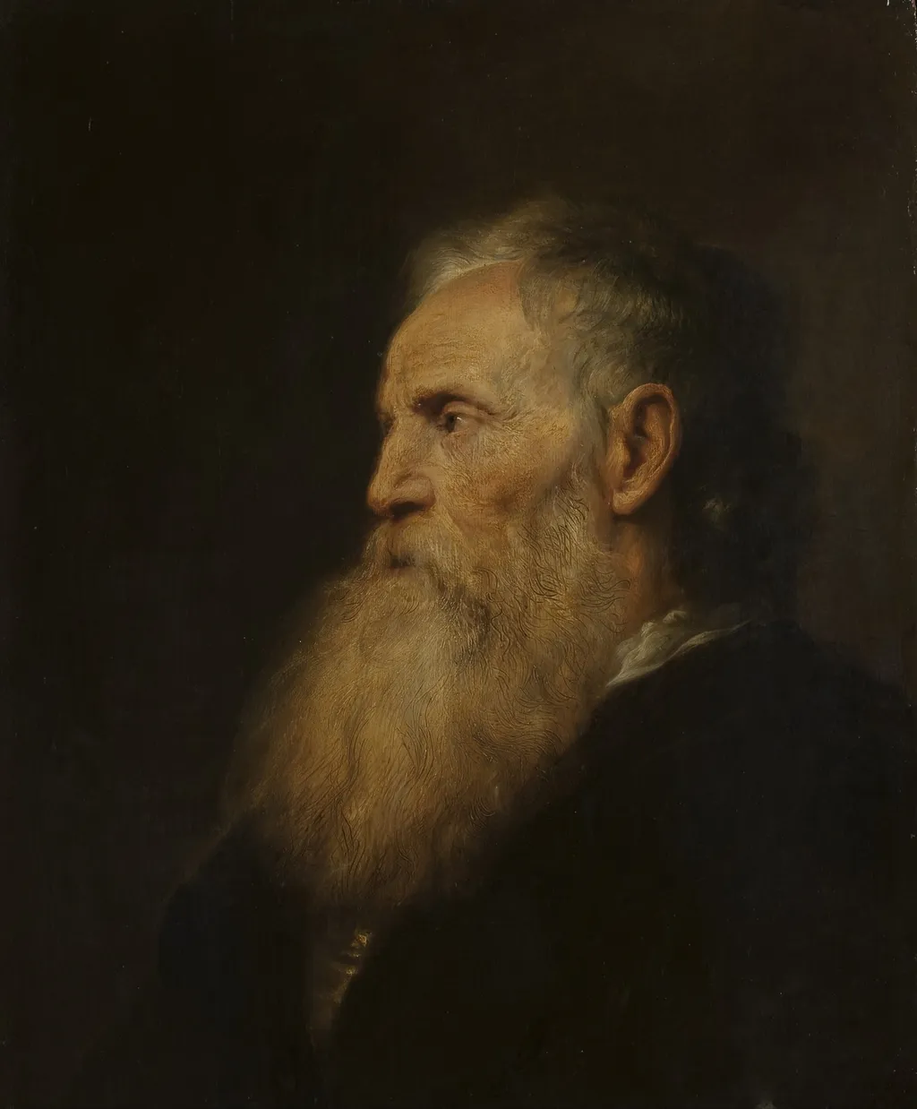 Portrait of an Old Man, by Jan Lievens, oil, 1631