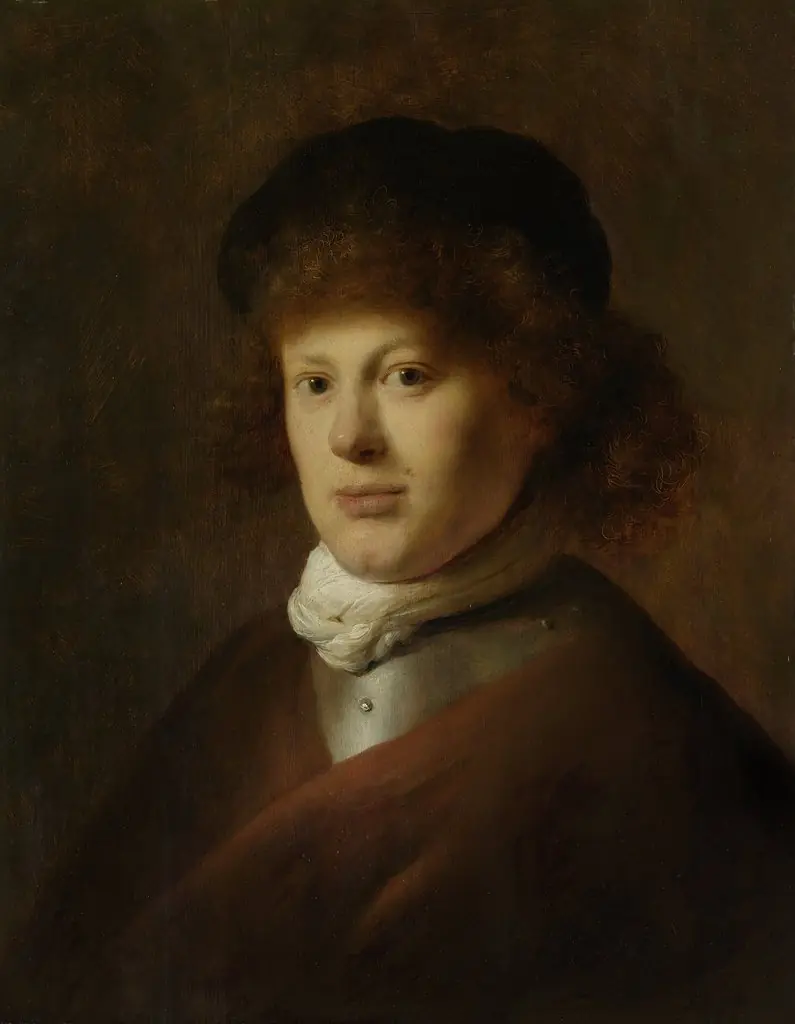 Portrait of Rembrandt Harmensz van Rijn, by Jan Lievens