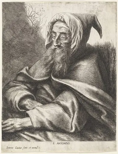 Saint Anthony, by Jan Lievens