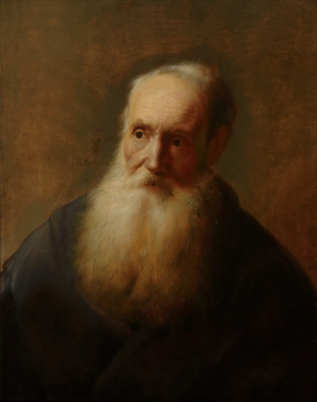 'Tronie' of an Old Man, by Jan Lievens, oil, 1650