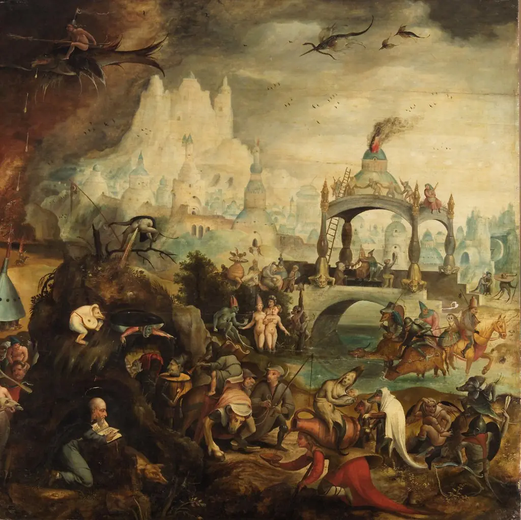 Versuchung des Hl. Antonius, by Jan Mandijn