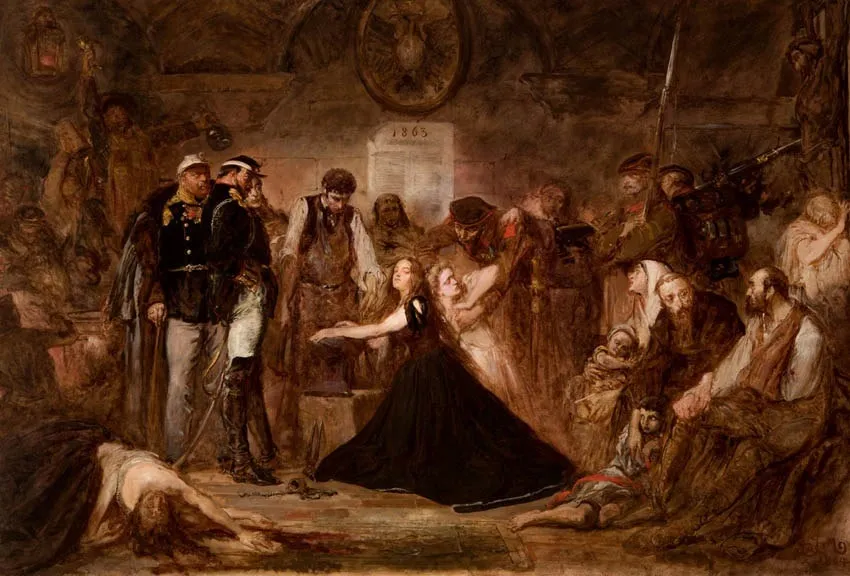 Poland – The Year 1863, by Jan Matejko, oil, 1864