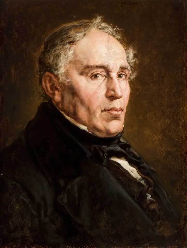 Portrait of Franciszek Matejko, Artist's Father., by Jan Matejko