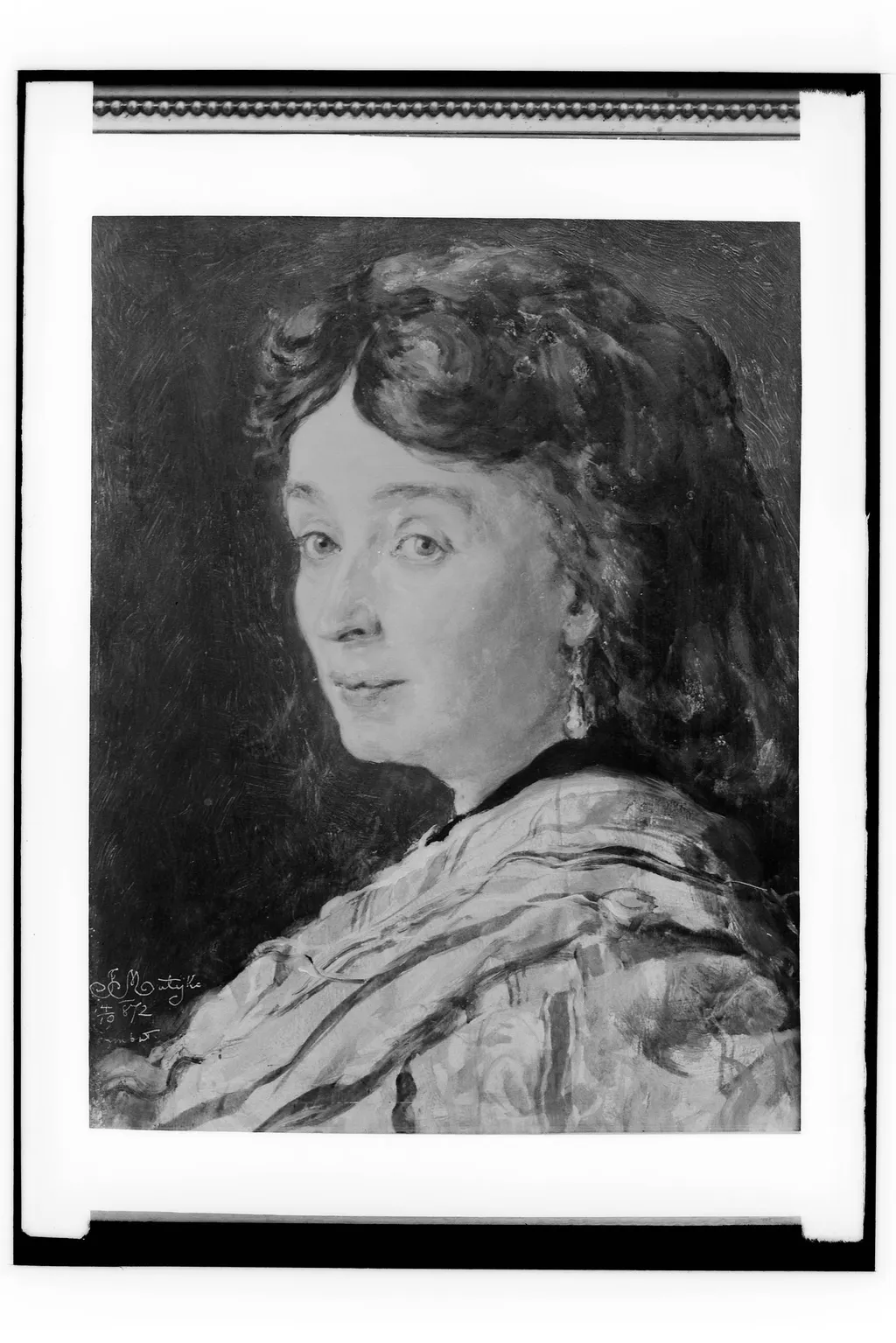 Portrait of Ludwika Groppler, by Jan Matejko, oil, 1872