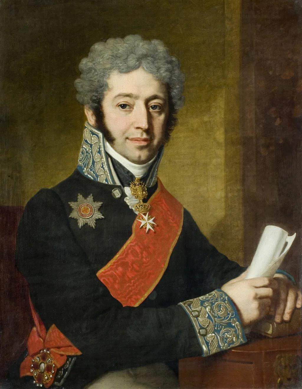 Portrait of Potocki and Poninski, by Jan Matejko, oil, 1850