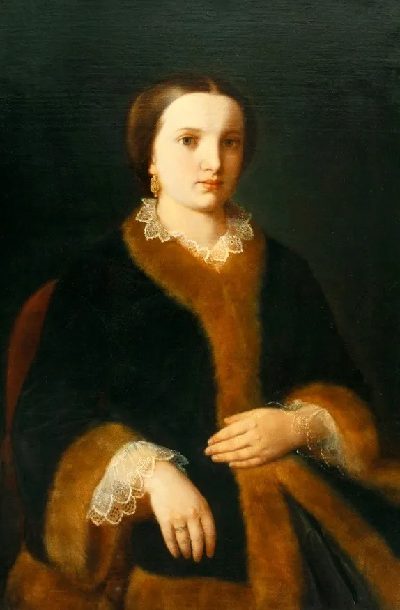 Portret Joanny Serafińskiej, by Jan Matejko, oil, 1856