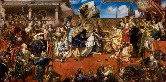 Prussian Homage, by Jan Matejko