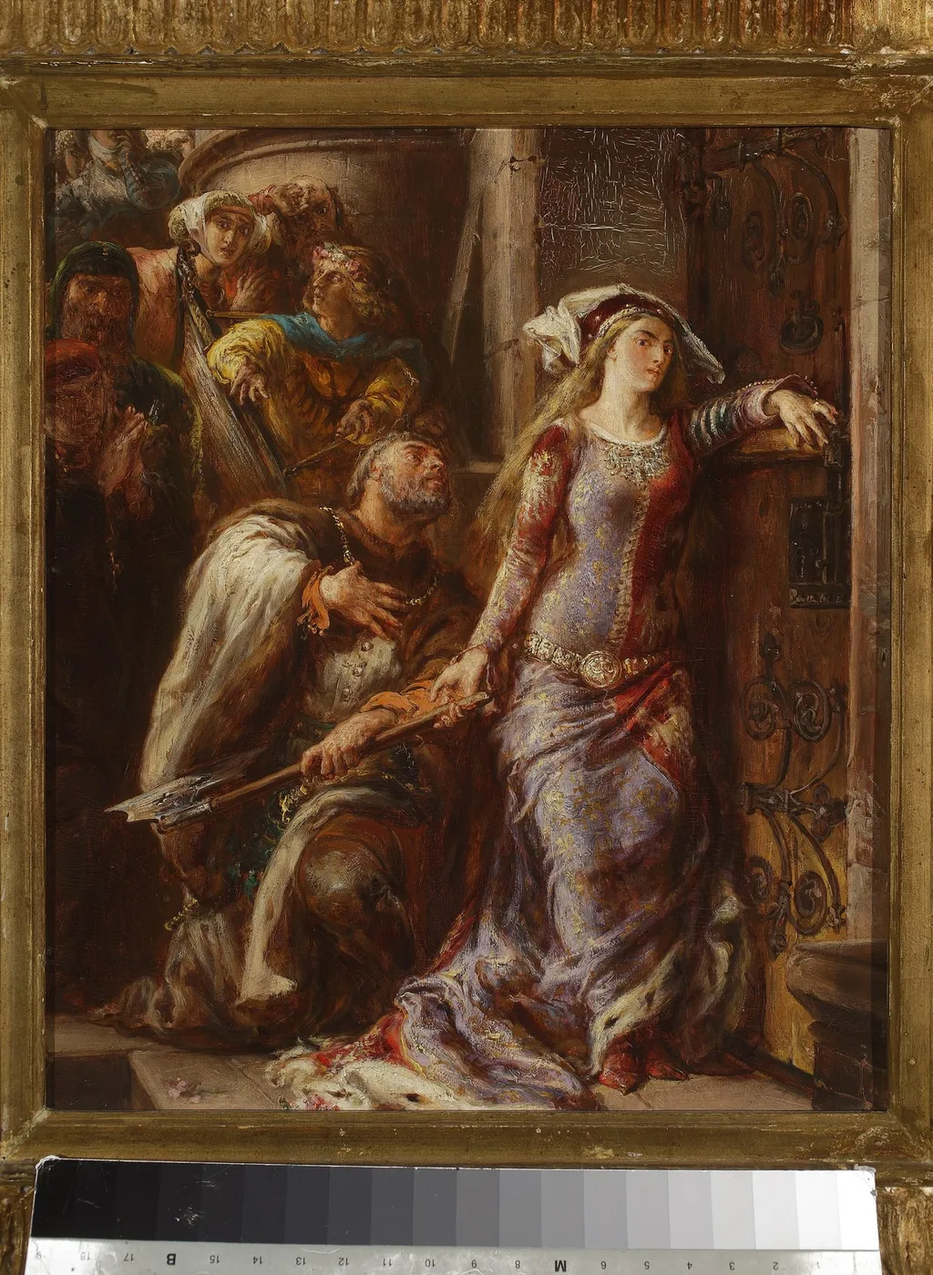 Queen Jadwiga and Dymitr of Goraj, by Jan Matejko, oil, 1892