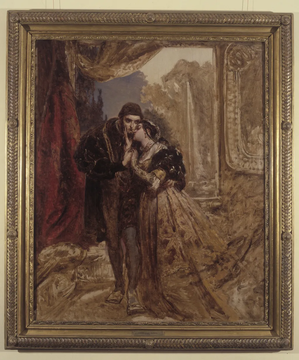 Sigismund Augustus and Barbara Radziwiłł, by Jan Matejko, unspecified, 1864