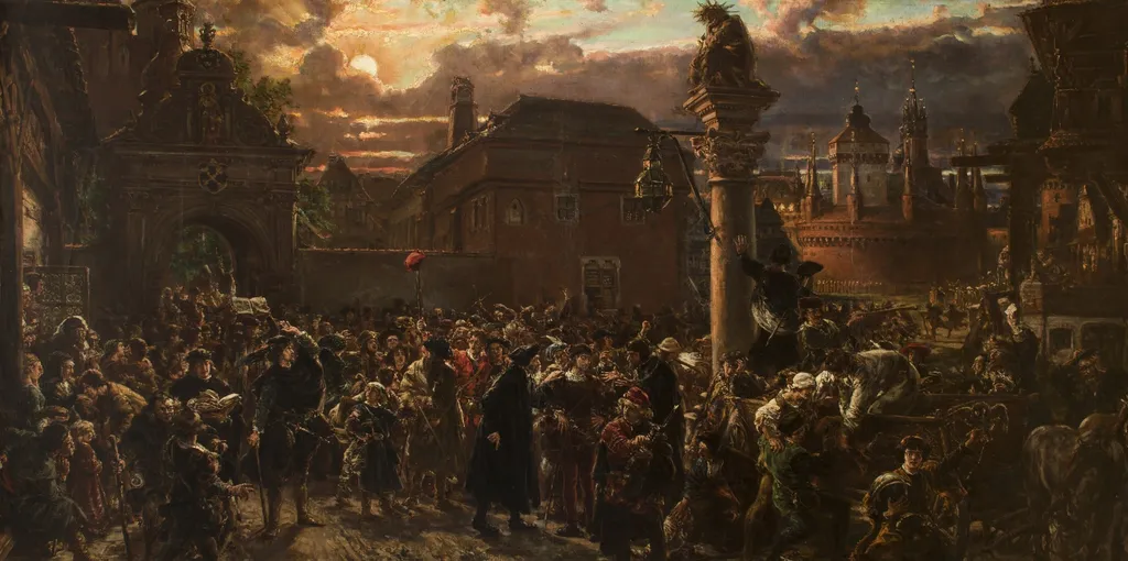 Students Leaving Krakow in 1549, by Jan Matejko, oil
