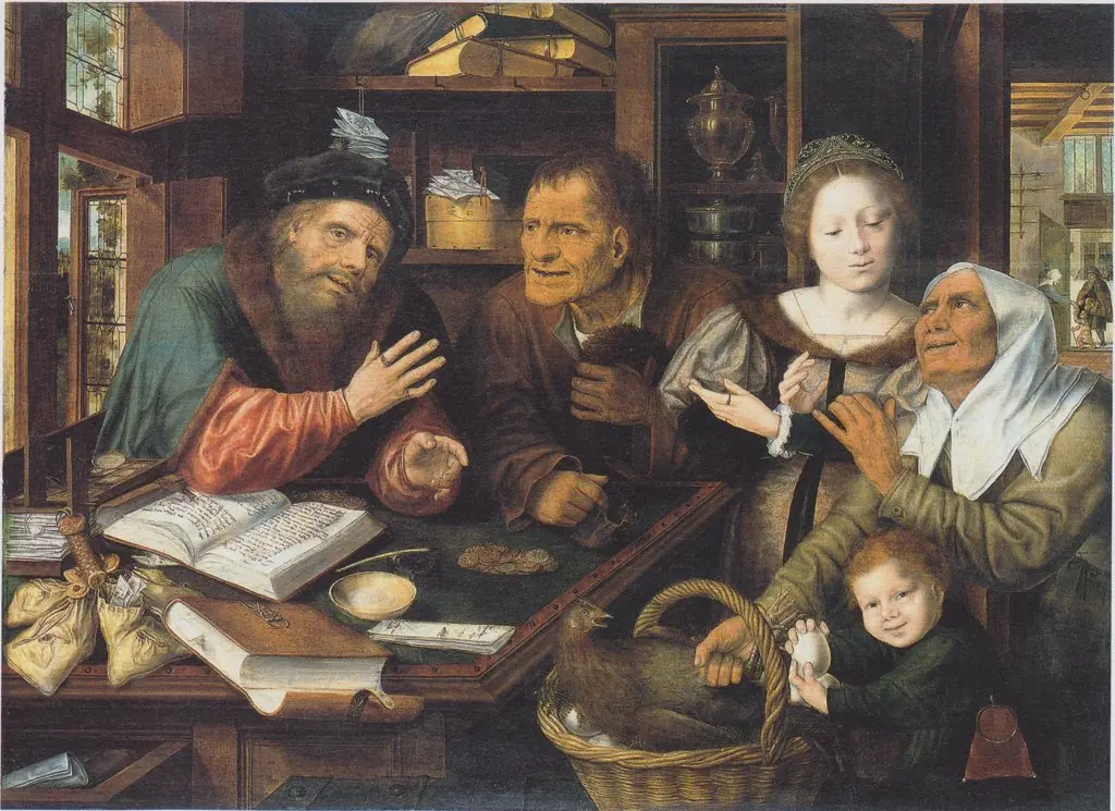 At the tax collector's office, by Jan Matsys
