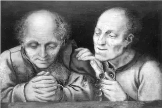 Two Men Praying, by Jan Matsys, 1542