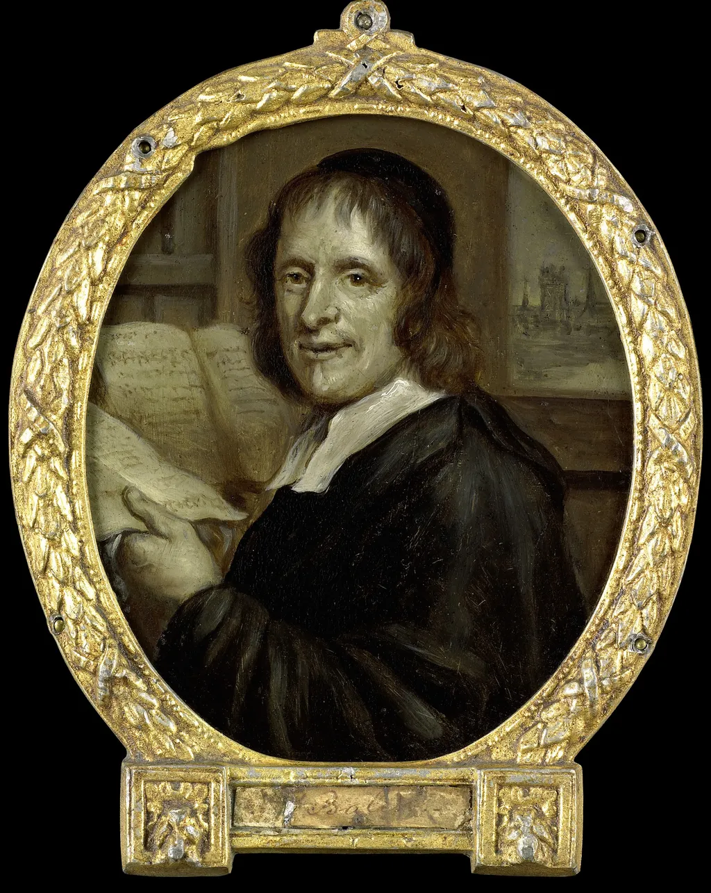 Matthijs Balen Jansz (1611-91), poet and chronicler of Dordrecht, by Jan Maurits Quinkhard, oil, 1750
