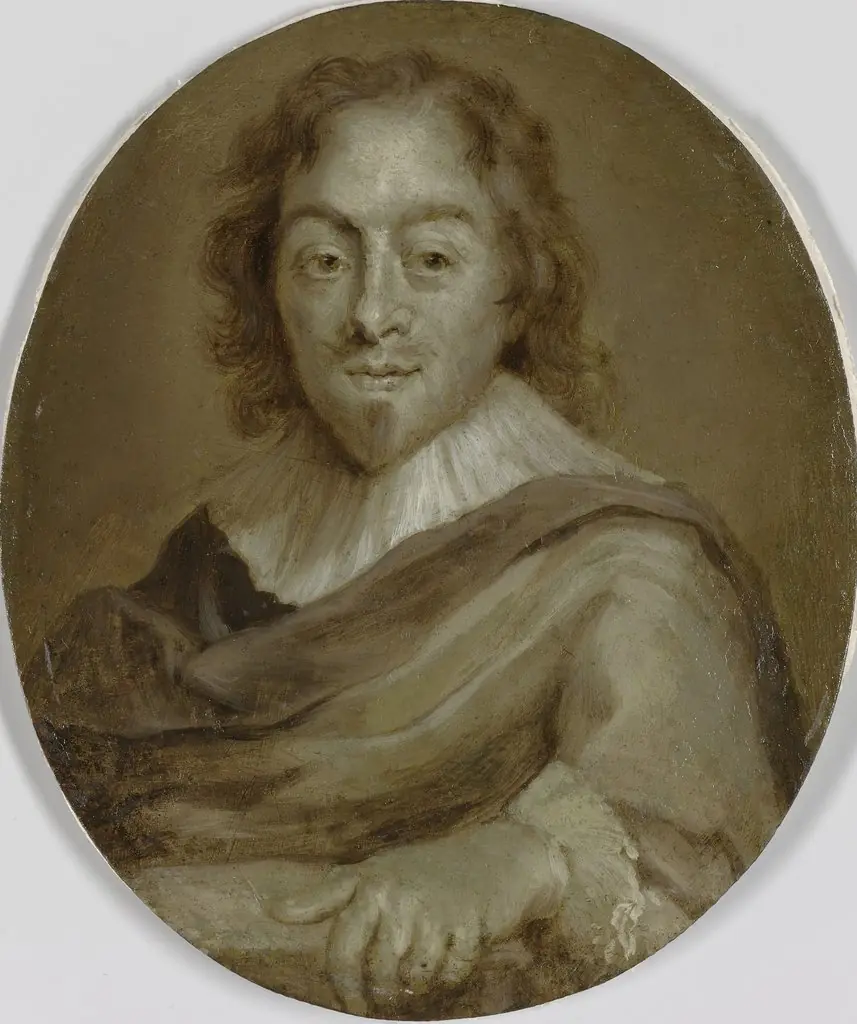 Portrait of Constantijn Huygens, Poet, Secretary to Prince Frederick Henry and Prince William II and First Councilor and Exchequer to William III, by Jan Maurits Quinkhard