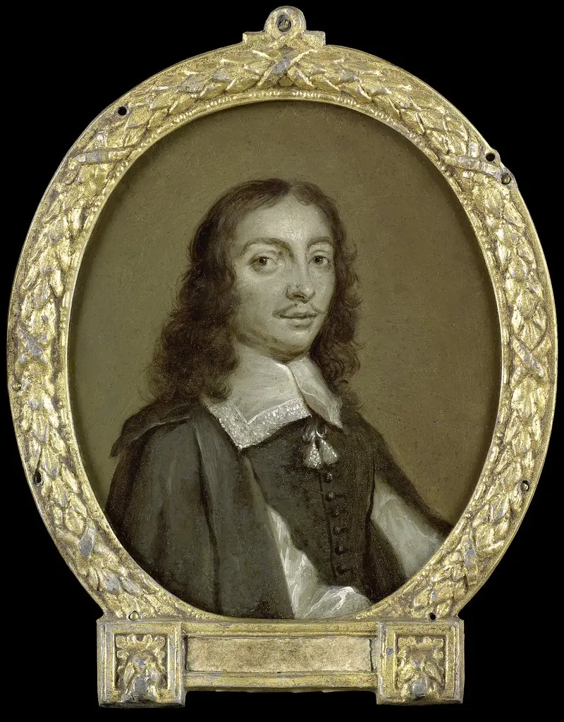 Portrait of Frans Godin, Poet in Brussels, by Jan Maurits Quinkhard