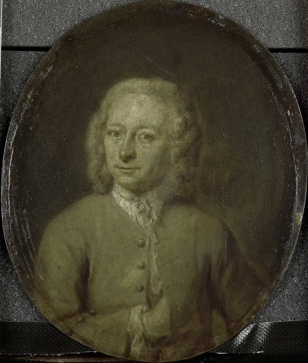 Portrait of Frans van Steenwijk, Poet and Playwright in Amsterdam, by Jan Maurits Quinkhard, oil, 1738