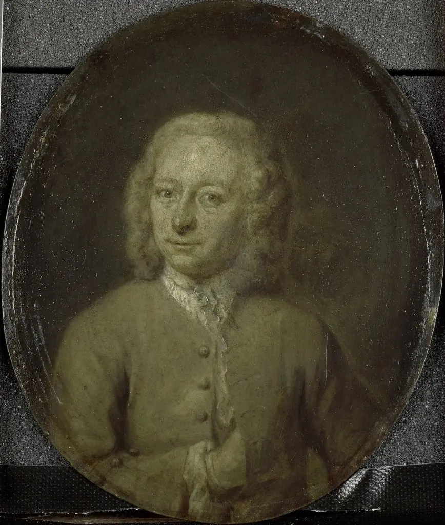 Portrait of Frans van Steenwijk, Poet and Playwright in Amsterdam, by Jan Maurits Quinkhard