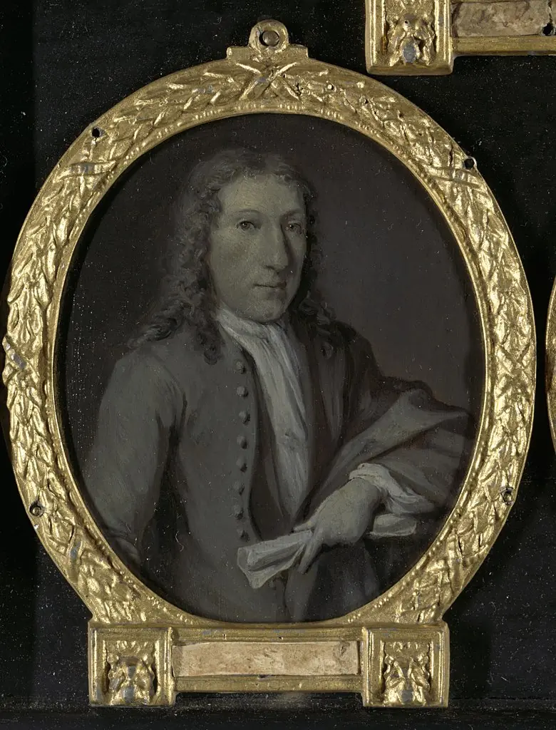 Portrait of Gijsbert Tijssens, Playwright in Amsterdam, by Jan Maurits Quinkhard