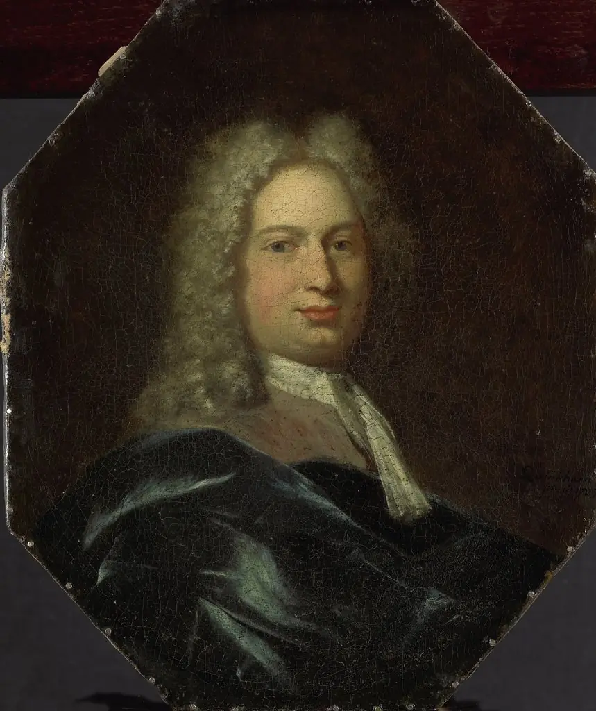 Portrait of Isaac Verburg, Rector of the Latin School in Amsterdam, by Jan Maurits Quinkhard