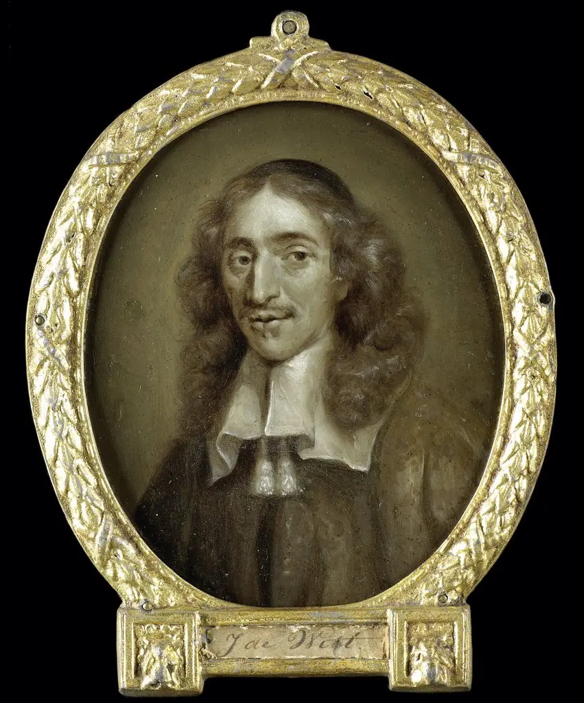 Portrait of Johan de Witt, Grand Pensionary of Holland, by Jan Maurits Quinkhard, 1750