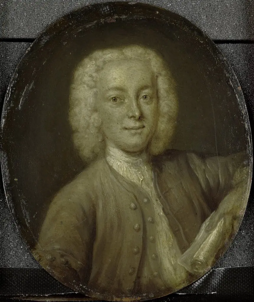 Portrait of Lucas Pater, Merchant and Poet in Amsterdam, by Jan Maurits Quinkhard