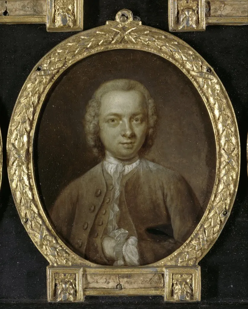 Portrait of Nicolaas Willem op den Hooff, Physician and Translator in Amsterdam, by Jan Maurits Quinkhard