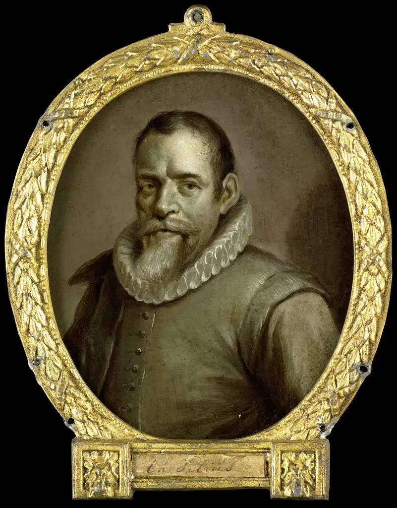 Portrait of Theodorus Velius, Writer of the Chronicle of Horn, by Jan Maurits Quinkhard