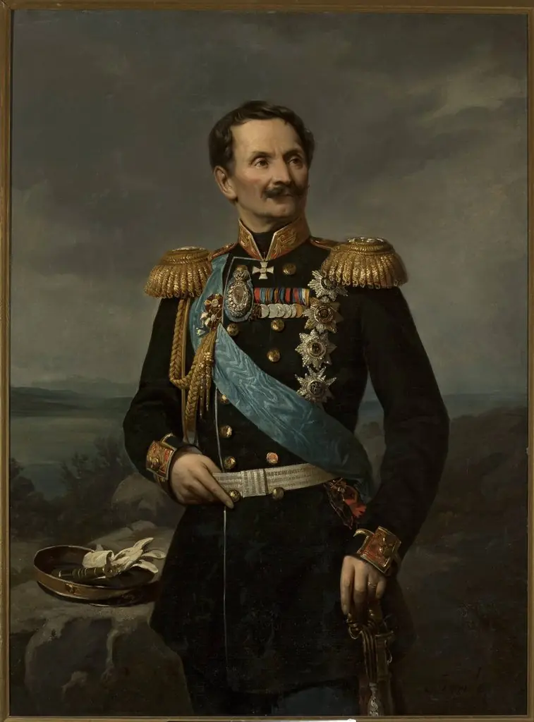 Portrait of Friedrich Berg, by Jan Michał Strzałecki