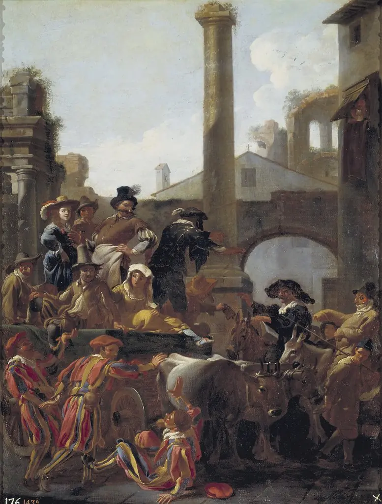 Carnival in Rome, by Jan Miel