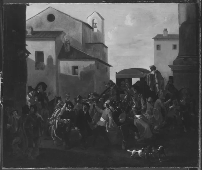 Fastnachtsbelustigung, by Jan Miel, unspecified, 1635