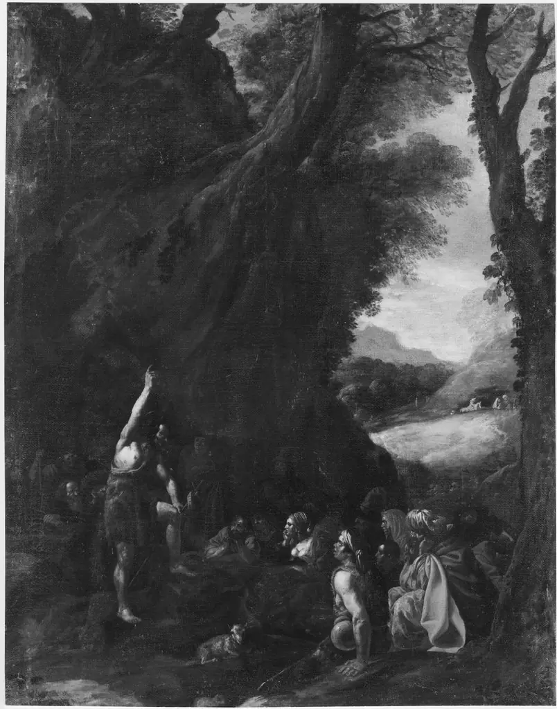 St John the Baptist Preaching in the Desert, by Jan Miel