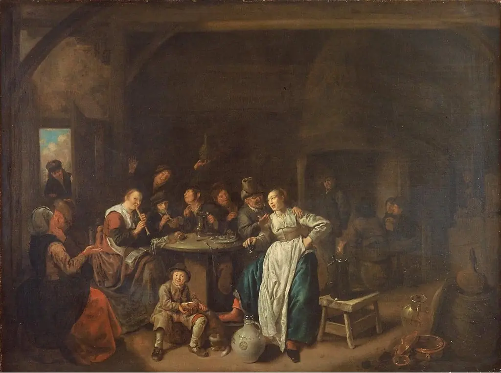 Feestende boeren, by Jan Miense Molenaer