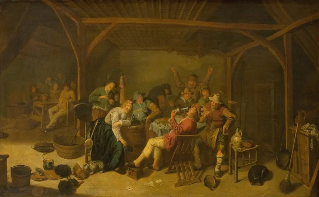 The Bean King is Drinking, by Jan Miense Molenaer