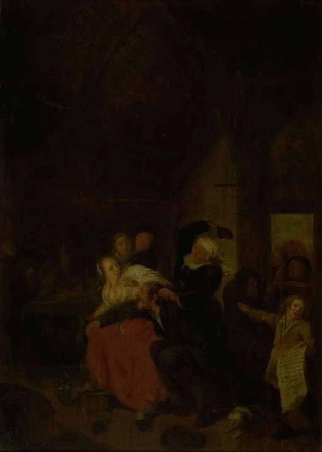 The Jealous Wife, by Jan Miense Molenaer, unspecified, 1650