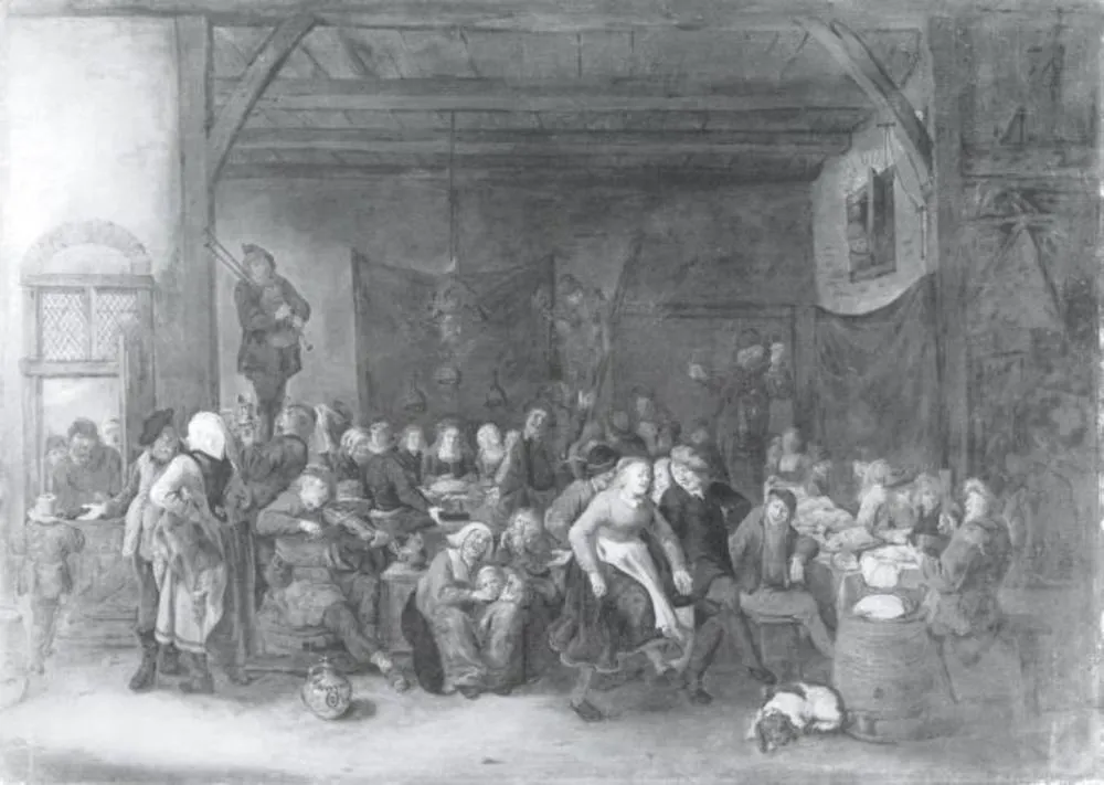 Village Wedding, by Jan Miense Molenaer, oil, 1646