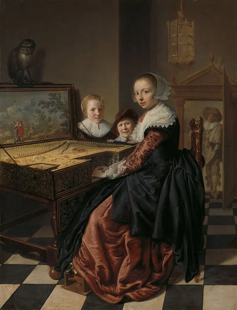 Woman at the Virginal, by Jan Miense Molenaer