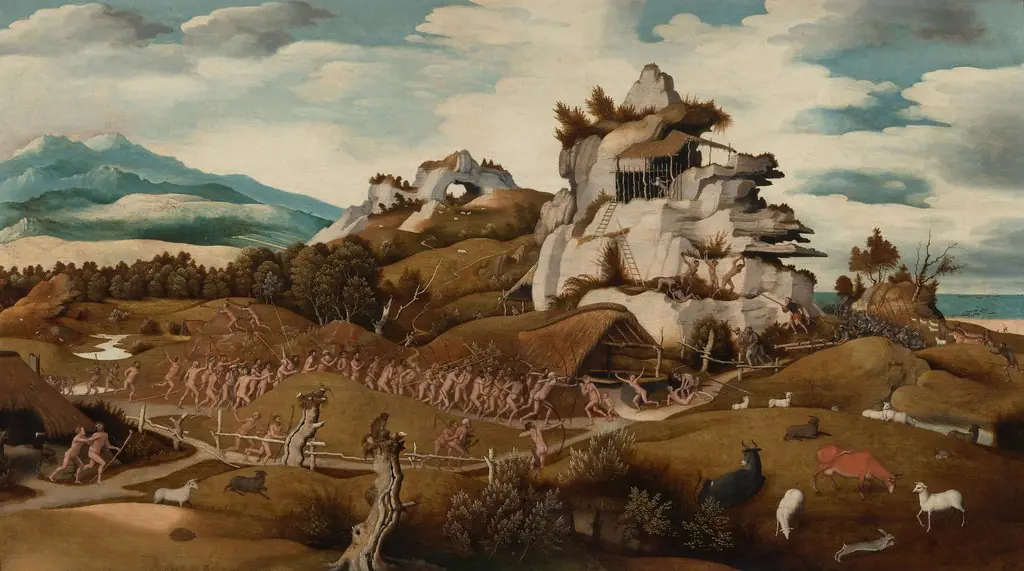 Landscape with a Scene of the Conquest of America