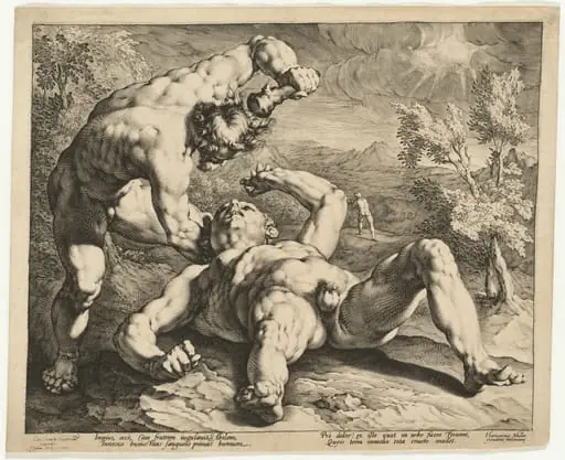 Cain Killing Abel, by Jan Muller