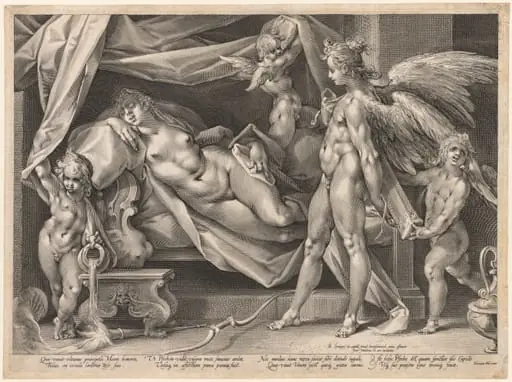 Cupid and Psyche, by Jan Muller
