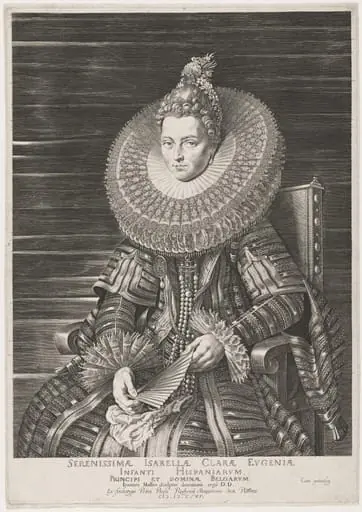 Isabella Clara Eugenia, Infanta of Spain, by Jan Muller