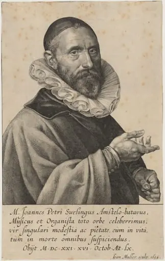 Jan Pieter Swelinck, Dutch Composer and Organist, by Jan Muller