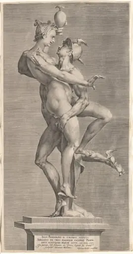 Mercury Abducting Psyche, by Jan Muller
