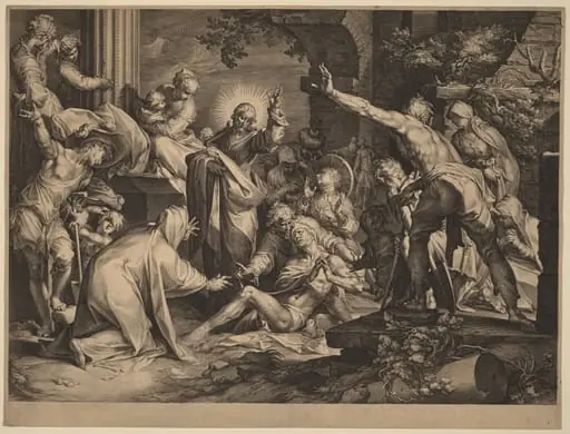 The Raising of Lazarus, by Jan Muller