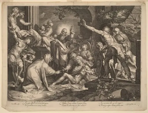 The Raising of Lazarus, by Jan Muller