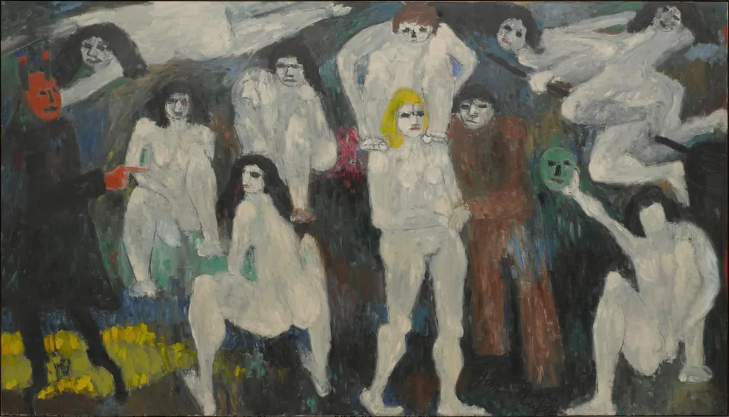 Untitled, by Jan Müller, oil, 1956